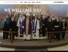 Tablet Screenshot of episcopaldiocesefortworth.org